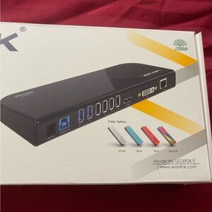 Wavlink Black Multi-Port Docking Station